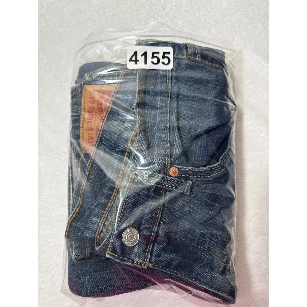 Levi's 505 Regular Fit Jeans W36 L30 Blue Denim Classic 1985 Menswear Chore Work